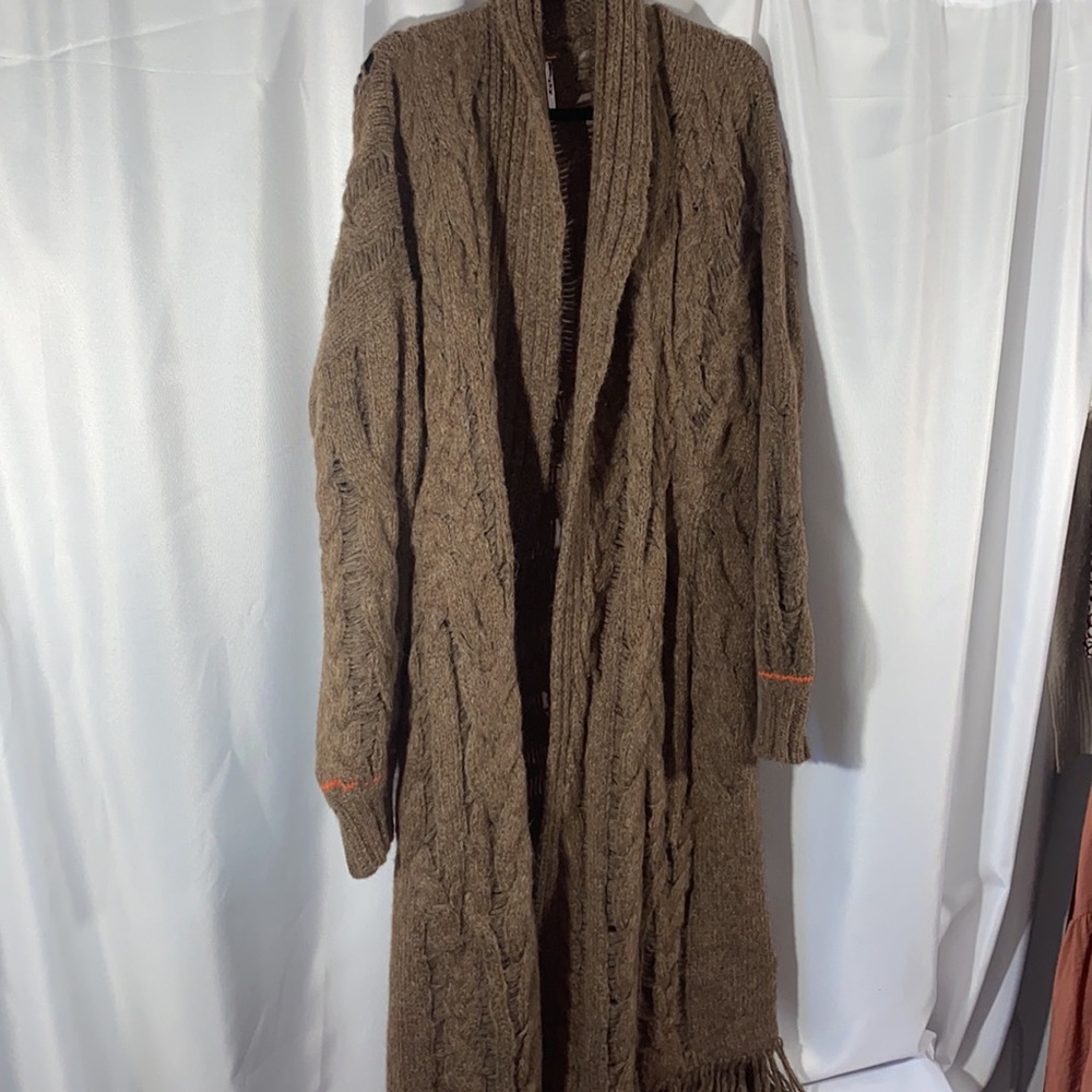 FREE PEOPLE WILDEST HEART CARDIGAN Sz L - Picture 6 of 12